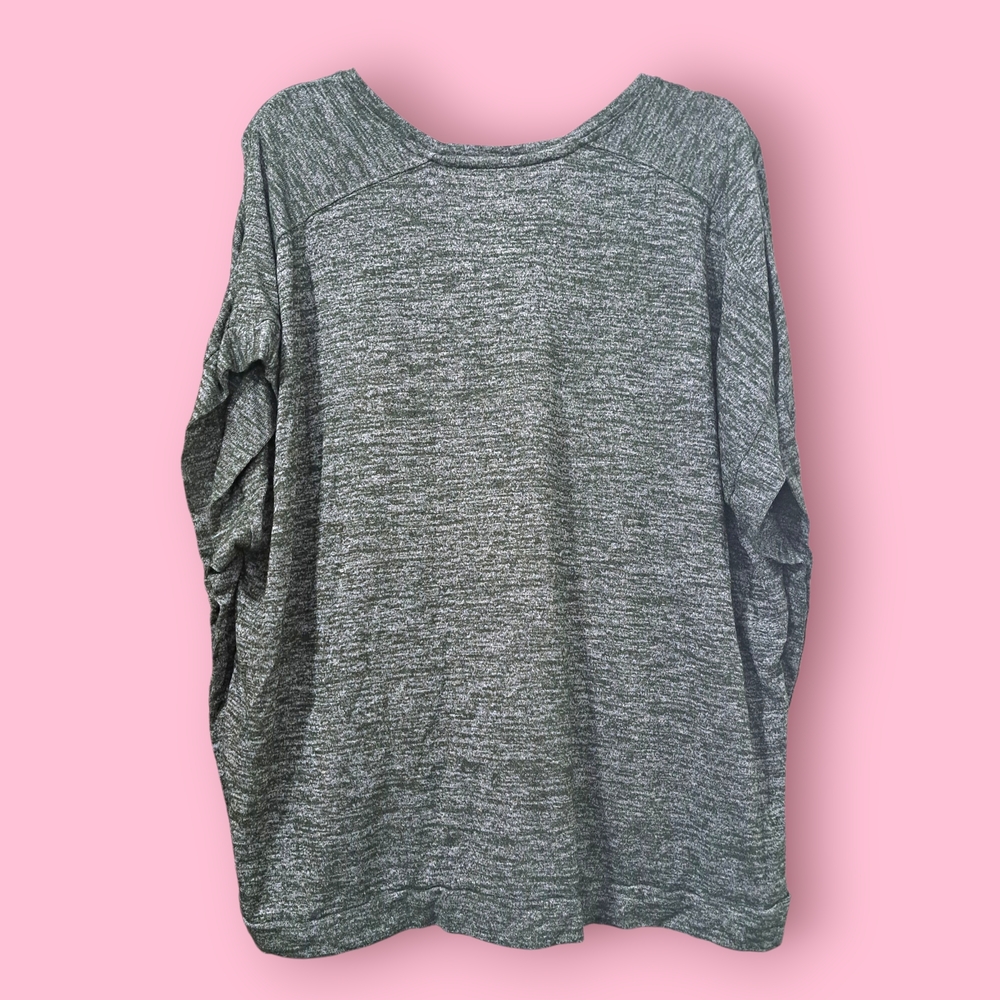 Sonoma Women's Heather Green Poncho Shirt